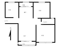 (羊山新区)东方今典D区3室2厅1卫89万115m²精装修出售